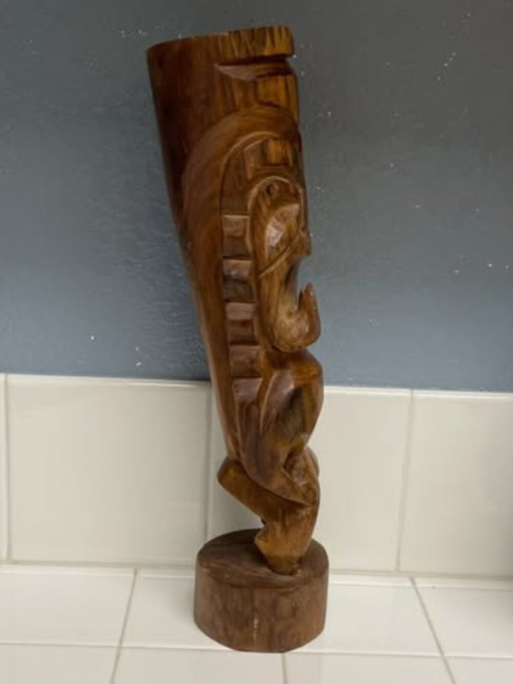wooden tiki/totem - Picture 4 of 8